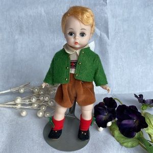 VINTAGE MADAME ALEXANDER 8"  TYROLEAN BOY, BEAUTIFUL